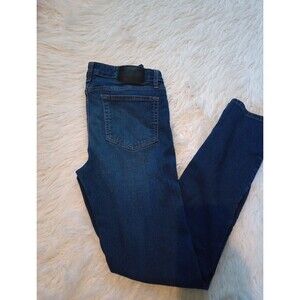 Rebel Society Mens Stretch Skinny Jeans 30x 32 Medium Blue Wash Denim